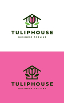 Tulip House Logo Template Screenshot 3