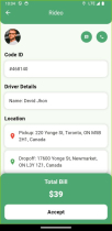 Rideo Courier  Rider App UI Kit Screenshot 9