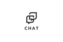 Double Chat Logo Design Vector Template Screenshot 3
