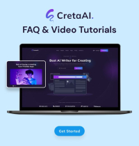 CretaAI - AI Writer AndCopywriting Landing Page Screenshot 3