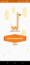 Kids Preschool PRO - Android App Source Code Screenshot 1